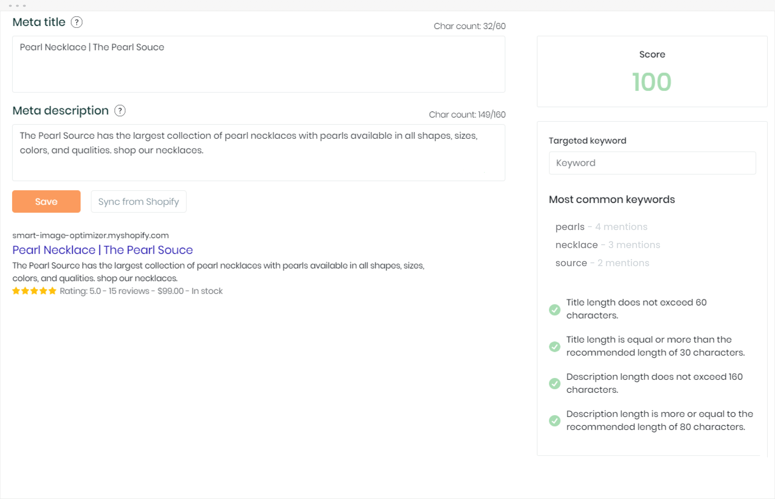 TinyIMG SEO metadata feature